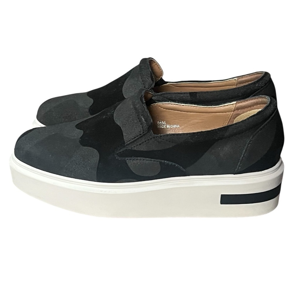 Lines Paolo Nordstrom Kai black and gray camo slip on platform sneakers